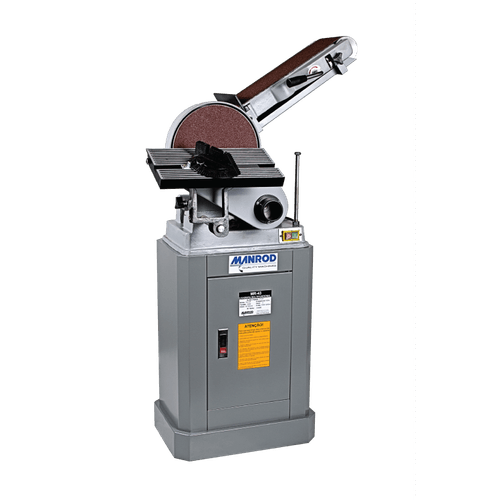 Lixadeira de Cinta e Disco Com Gabinete 220V MR-43 Manrod