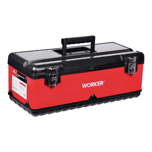 Caixa Baú Metal Para Ferramentas 23" Com Bandeja 977586 Worker