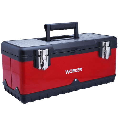 Caixa Baú Metal Para Ferramentas 20" Com Bandeja 427128 Worker