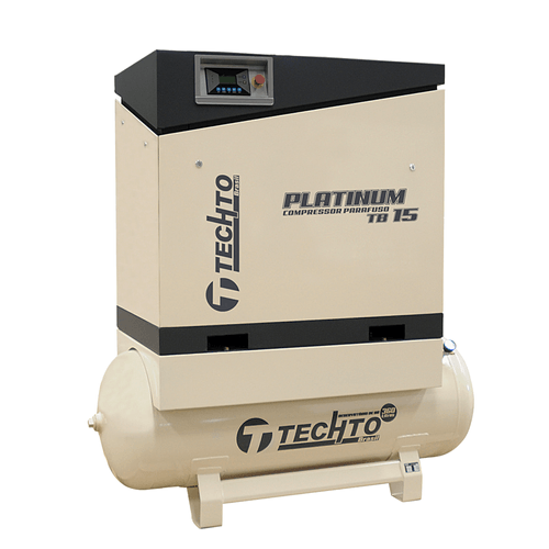Compressor Parafuso Reservatório 360L 15Hp 220V Platinum Tb 15 Techto