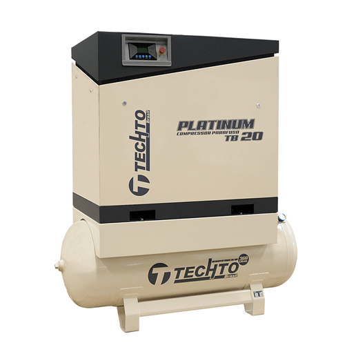 Compressor Parafuso Reservatório 360L 20Hp 380V Platinum Tb 20 Techto