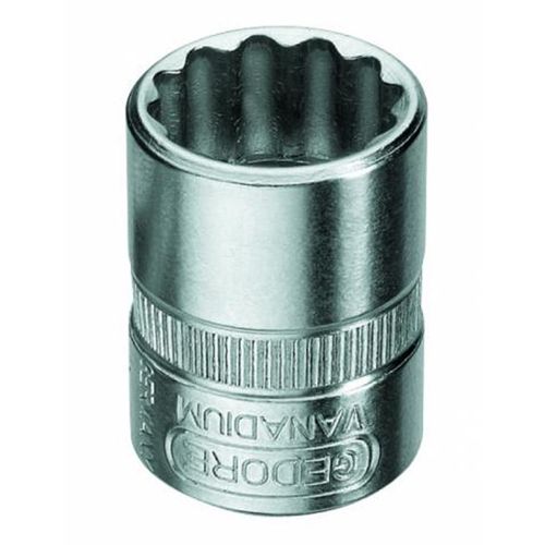 Soquete Estriado 1/4 Pol. 6mm D20 Gedore