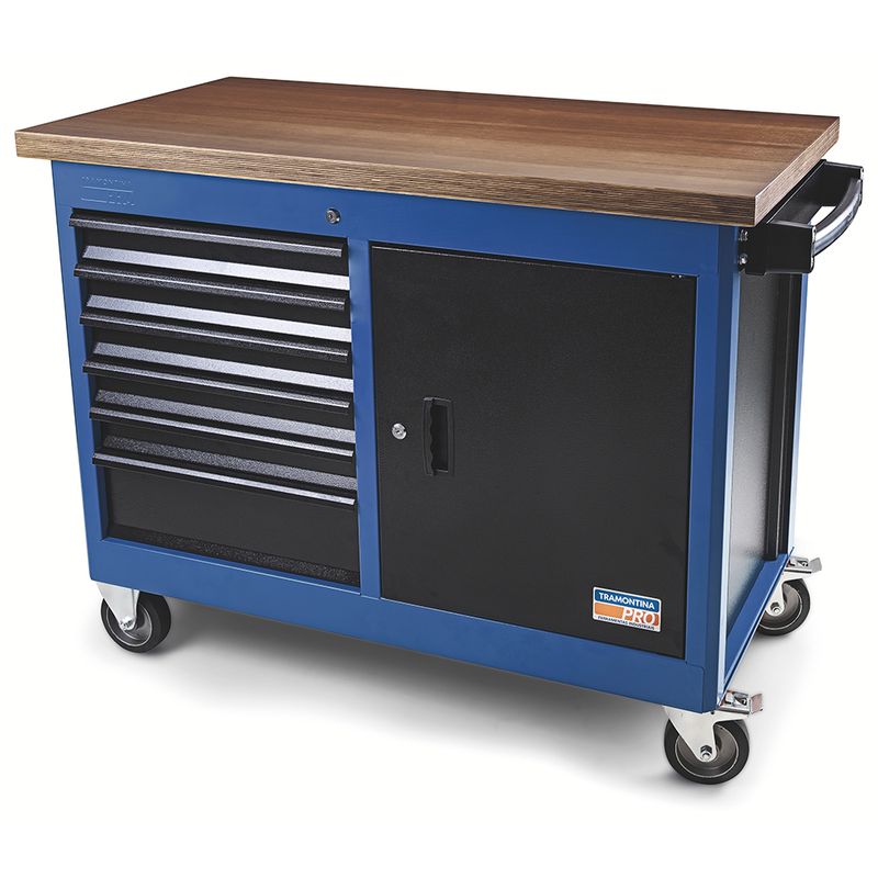 Carro-Bancada-com-6-Gavetas-e-1-Porta-44959-201-Tramontina-Pro