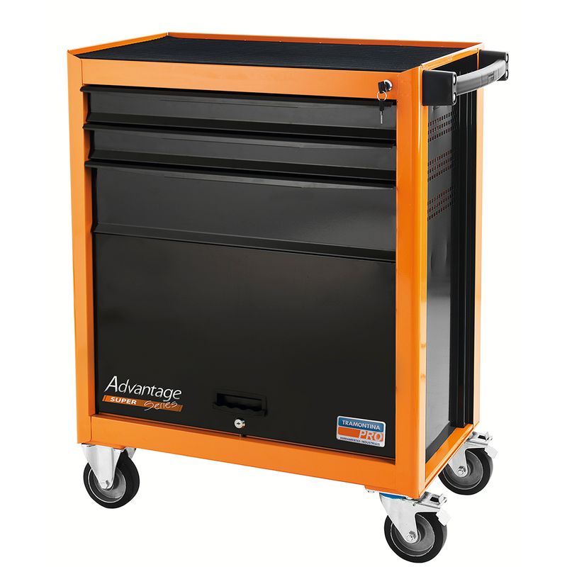 Carro-para-Ferramentas-3-Gavetas-1-Porta-Laranja-44950-008-Tramontina-Pro