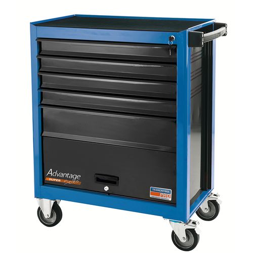 Carro para Ferramentas 5 Gavetas 1 Porta Azul 44950/209 Tramontina Pro