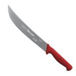 Faca-Profissional-Para-Carne-Inox-10-Pol-Lamina-Curvada-Larga-de-Cabo-Vermelho-KBKR205-10-Starrett