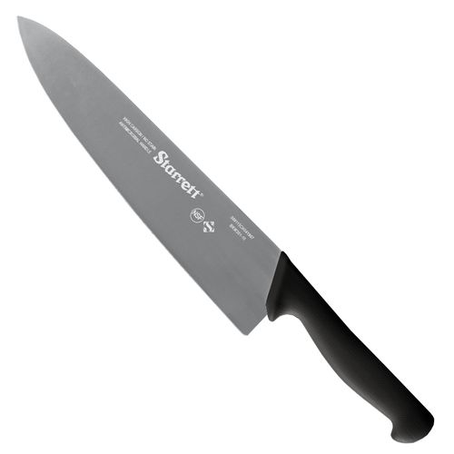 Faca Profissional Para Carne Inox 10 Pol  Lamina Triangular Larga de Cabo Preto KBKB301-10 Starrett