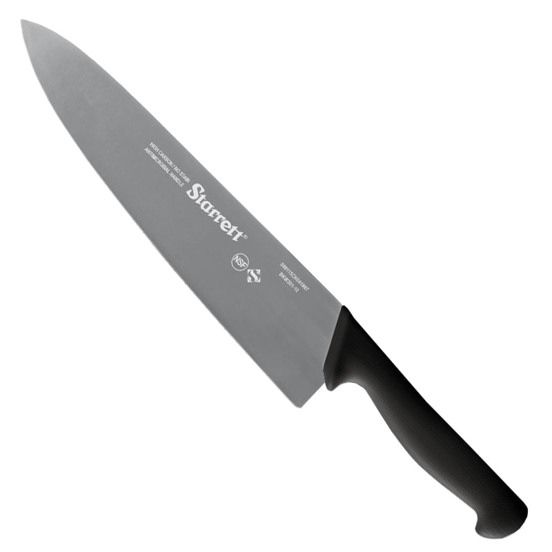 Faca-Profissional-Para-Carne-Inox-10-Pol-Lamina-Triangular-Larga-de-Cabo-Preto-KBKB301-10-Starrett