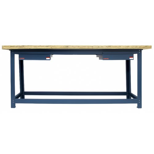 Bancada Desmontável com 1 Tampo de Compensado de Pinus 2000mm x 852mm com 2 Gavetas NB-3 NOCRAM/MARCON