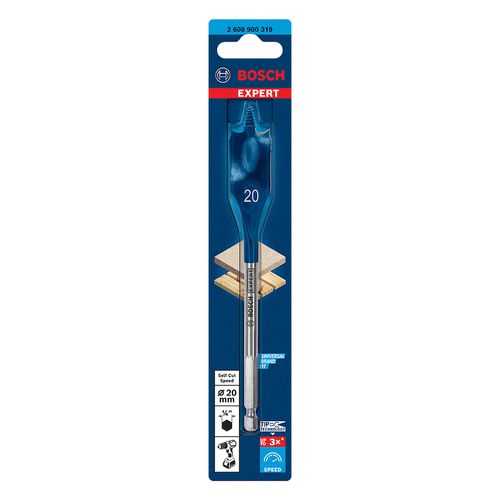 Broca Chata Madeira Self Cut 20 x 152mm Expert Bosch