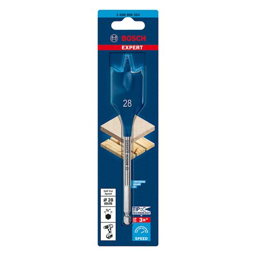 Broca Chata Madeira Self Cut 28 x 152mm Expert Bosch