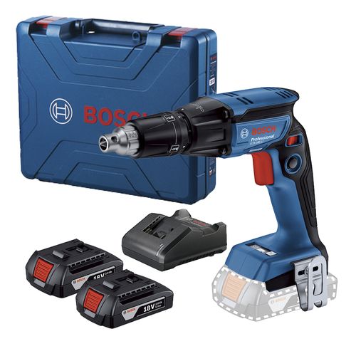 Parafusadeira para Drywall 18V 2 baterias e maleta GTB 185-LI Bosch