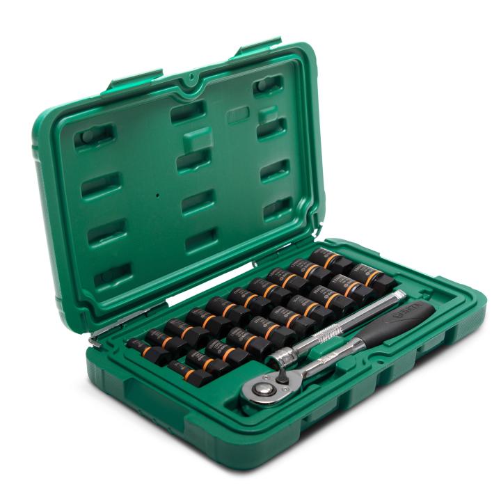 Jogo-Soquete-Extrator-23pc-1-4-3-8--ST09138-Sata