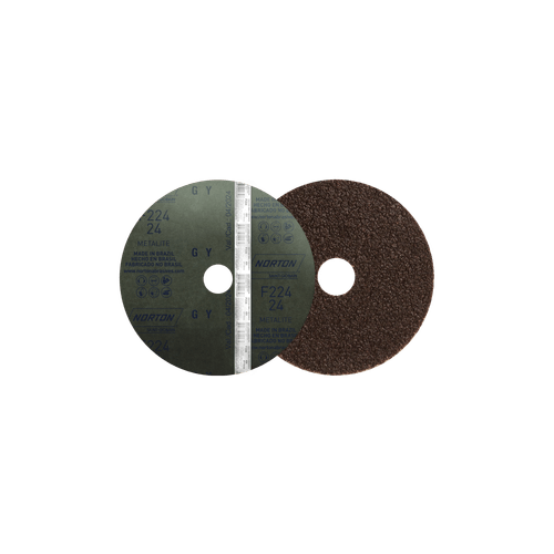 Disco de Lixa de Fibra Metalite 115 x 22mm G24 F224 Norton