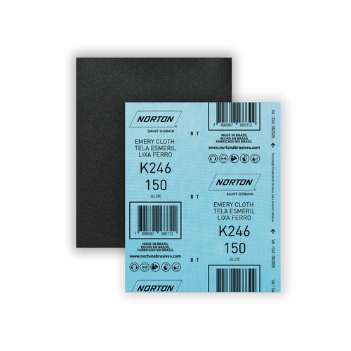 Lixa de Ferro G150 225 x 275mm K246 Norton