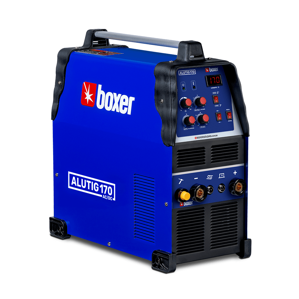 Máquina Inversora de Solda Boxer Alutig 170 ACDC 220V