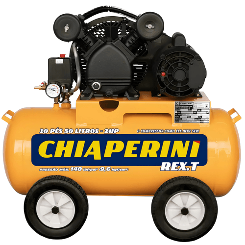 Compressor de Ar Profissional Leve Com Roda 10/50L 2HP M 110/220V Chiaperini