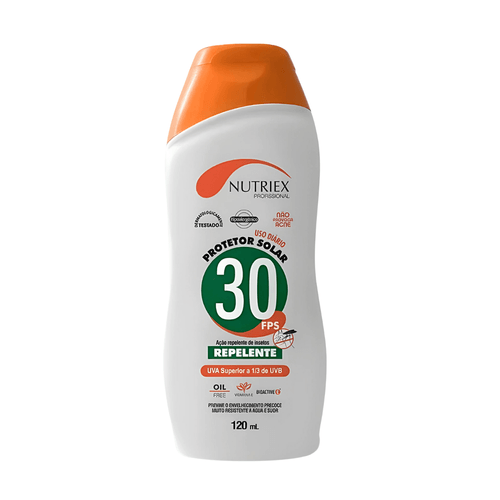 Protetor Solar com Repelente FPS 30 120 ML Nutriex