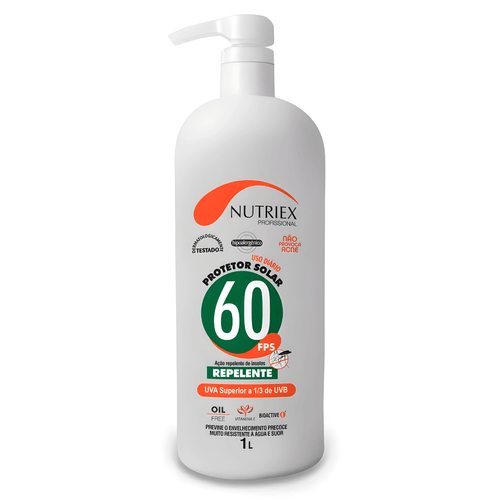 Protetor Solar com Repelente FPS 60 1.0 Litro Nutriex