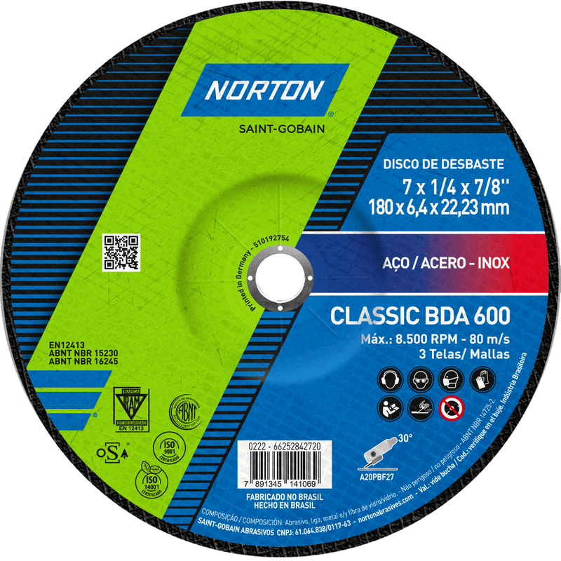 Disco-Desbaste-de-Aco-e-Inox-180-x-6.35-x-22.23mm-BDA600-Classic-Norton-