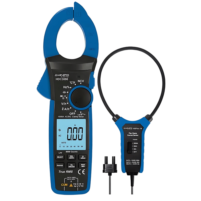 AlicateAmperimetroCATIV600VHDC3090Minipa