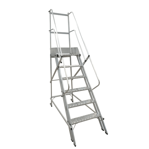 Escada Plataforma Trepadeira NR Alumínio 5 Degraus 1.50M PLAT NR 1500 Escaleve