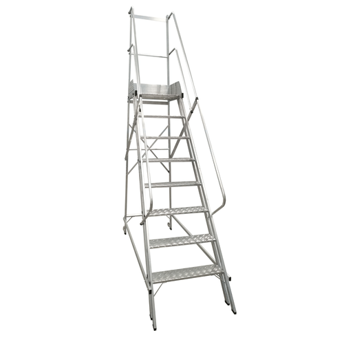 Escada Plataforma Trepadeira NR Alumínio 7 Degraus 2.00M PLAT NR 2000 Escaleve