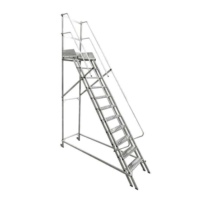 Escada-Plataforma-Trepadeira-NR-Aluminio-10-Degraus-2.75M-PLAT-NR-2750-Escaleve