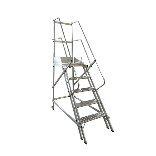 Escada Platarforma Trepadeira NR Alumínio 4 Degraus 1.25M PLAT NR 1250 Escaleve