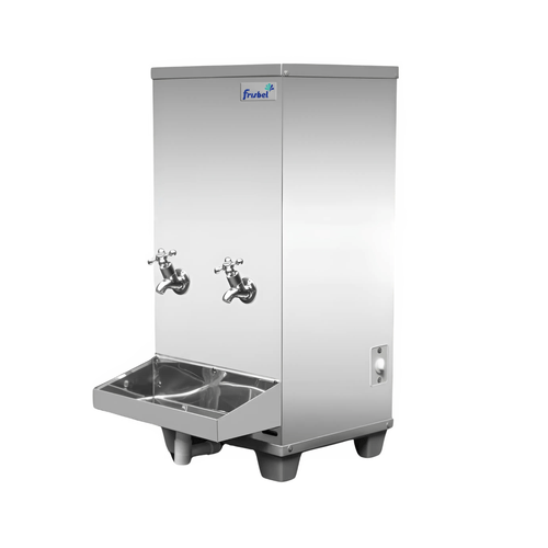 Bebedouro de Agua Bancada INOX 25 Litros 2 Torneiras 110V Frisbel