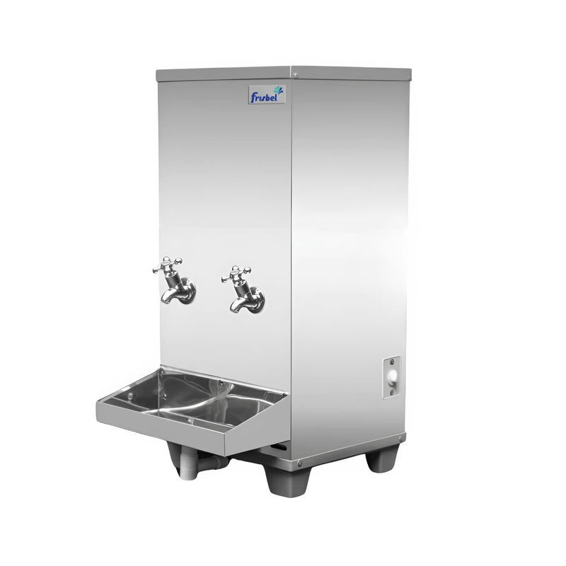 Bebedouro-de-Agua-Bancada-INOX-25-Litros-2-Torneiras-110V-Frisbel