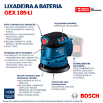 Lixadeira-roto-orbital-a-bateria-18V-SB-Brushless-GEX-185-LI-Bosch