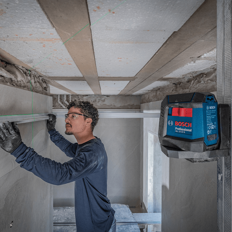 Nivel-a-Laser-Verde-12M-Suporte-Giratorio-GLL-12-22-G-Bosch