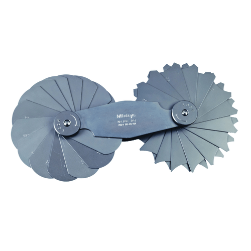 Calibrador de Raio 15.5 20MM/0.5MM E 21 25MM EM 1MM 186-107 Mitutoyo