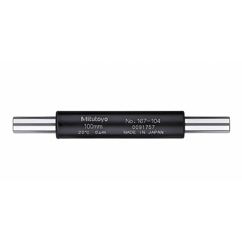 Barra Padrão Para Calibração de Micrômetro Externo 100MM 167-104 Mitutoyo