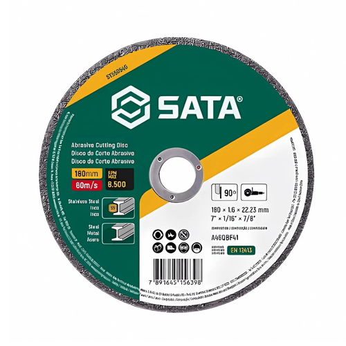 Disco Corte Aço/Inox 7" X 1/16" X 7/8" ST55054G Sata
