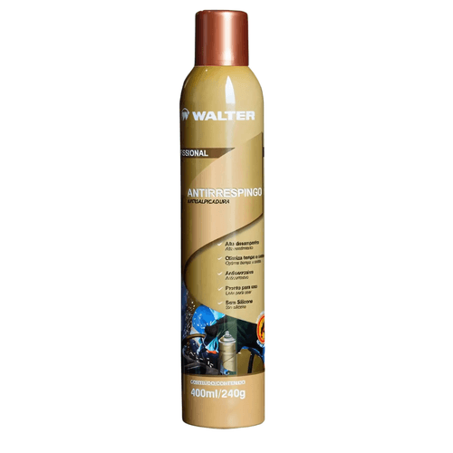 Anti Respingo Spray sem Silicone 400ML 240GR 53F214 Walter