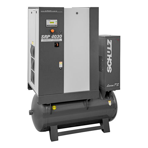 Compressor De Ar Parafuso 30HP 9BAR SRP 4030E LEAN TS 350L Trifásico 220V 970.4320-0 Schulz