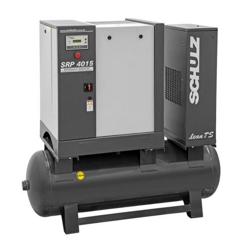 Compressor De Ar Parafuso 15HP 9BAR SRP 4015E LEAN TS 260L Trifásico 220V 970.4309-0 Schulz