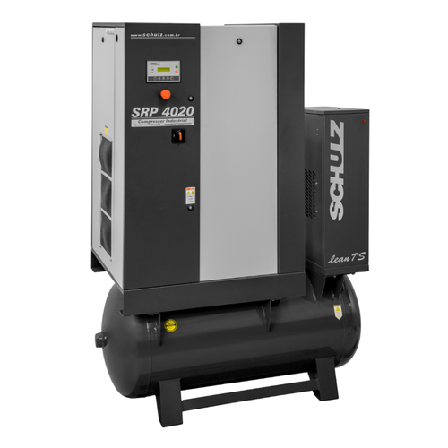 Compressor De Ar Parafuso 20HP 9BAR SRP 4020E LEAN TS 350L Trifásico 220V 970.4334-0 Schulz