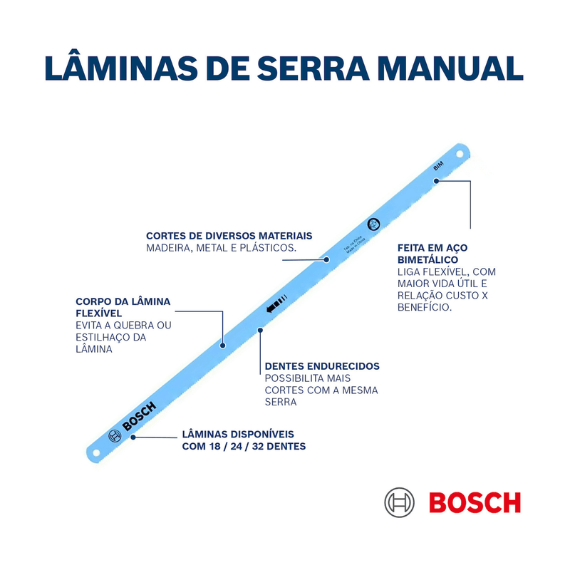 Serra-Manual-Bimetal-1224-24-Dentes-Flex-Bosch