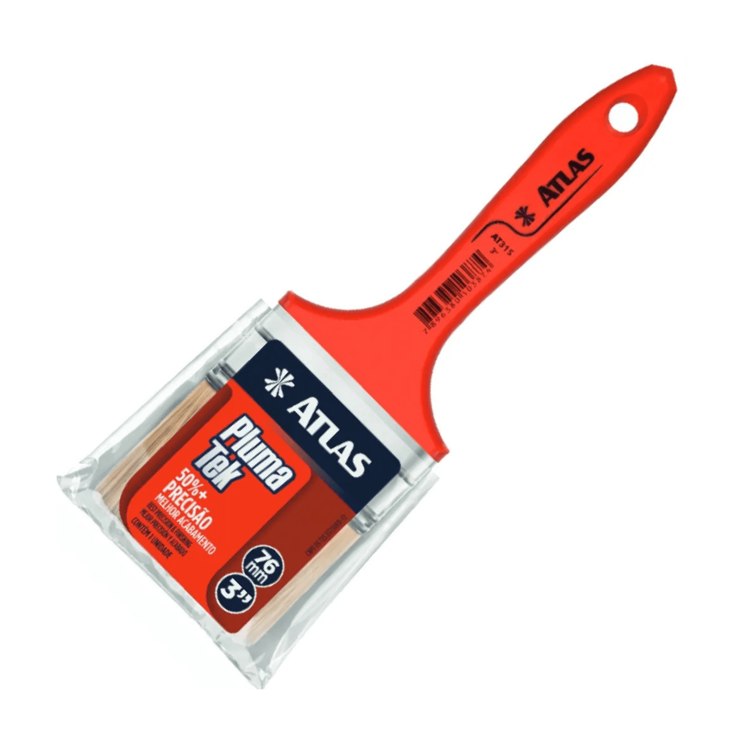 Trincha Para Pintura Plumatek 300 3" AT315/7 Atlas