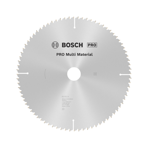 Disco de serra circular Bosch PRO Multi Material 254mm, 80d