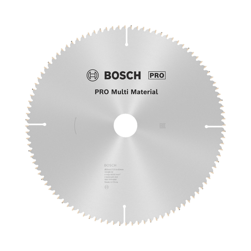 Disco de serra circular Bosch PRO Multi Material 254mm, 100d