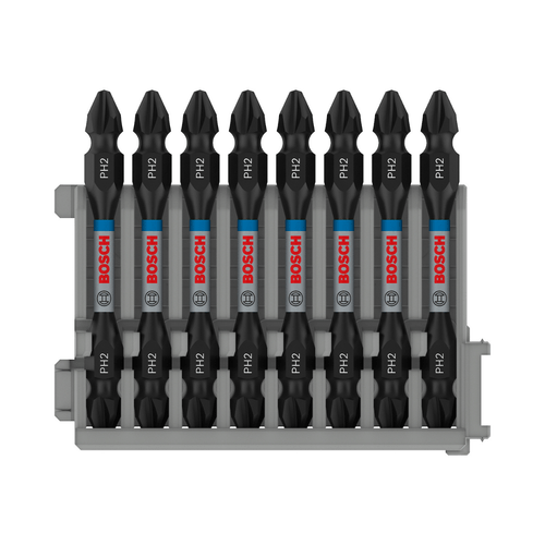 Jogo Bits Bosch PRO Phillips Impact Duplo 65mm 8un