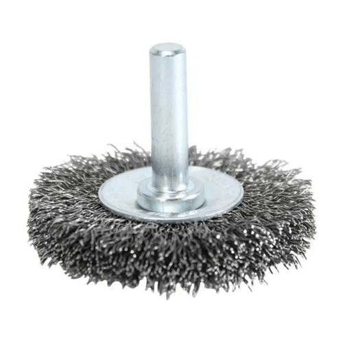 Escova Aço Carbono Circular Com Hastes 75MM X 10MM 600421 Pequi