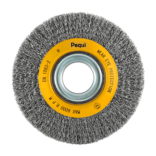 Escova Circular Ondulada Aço 150mm 6" X 1" 543164 Pequi