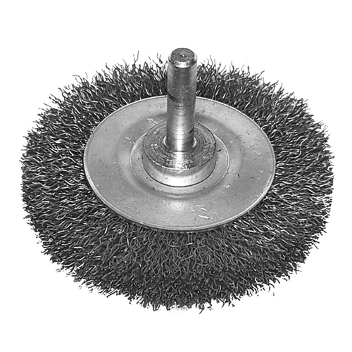 Escova Circular De Aço Carbono Ondulado Com Haste 50mm X 13mm 4006 Abrasfer