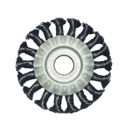 Escova Circular Trançada Inox 115mm 4.1/2" X 1/2" X 7/8" 2015 Abrasfer