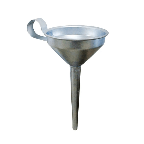 Funil Reto De Uso Geral Pequeno De Aço Zincado LUB-55B Lubefer